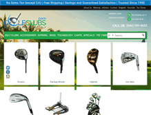 Tablet Screenshot of golfclubs.com
